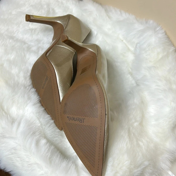 J.Renee Phoebi,women shoes,NEW, pumps,Patente Gold accent,glam,shine,event,prom - Picture 6 of 15
